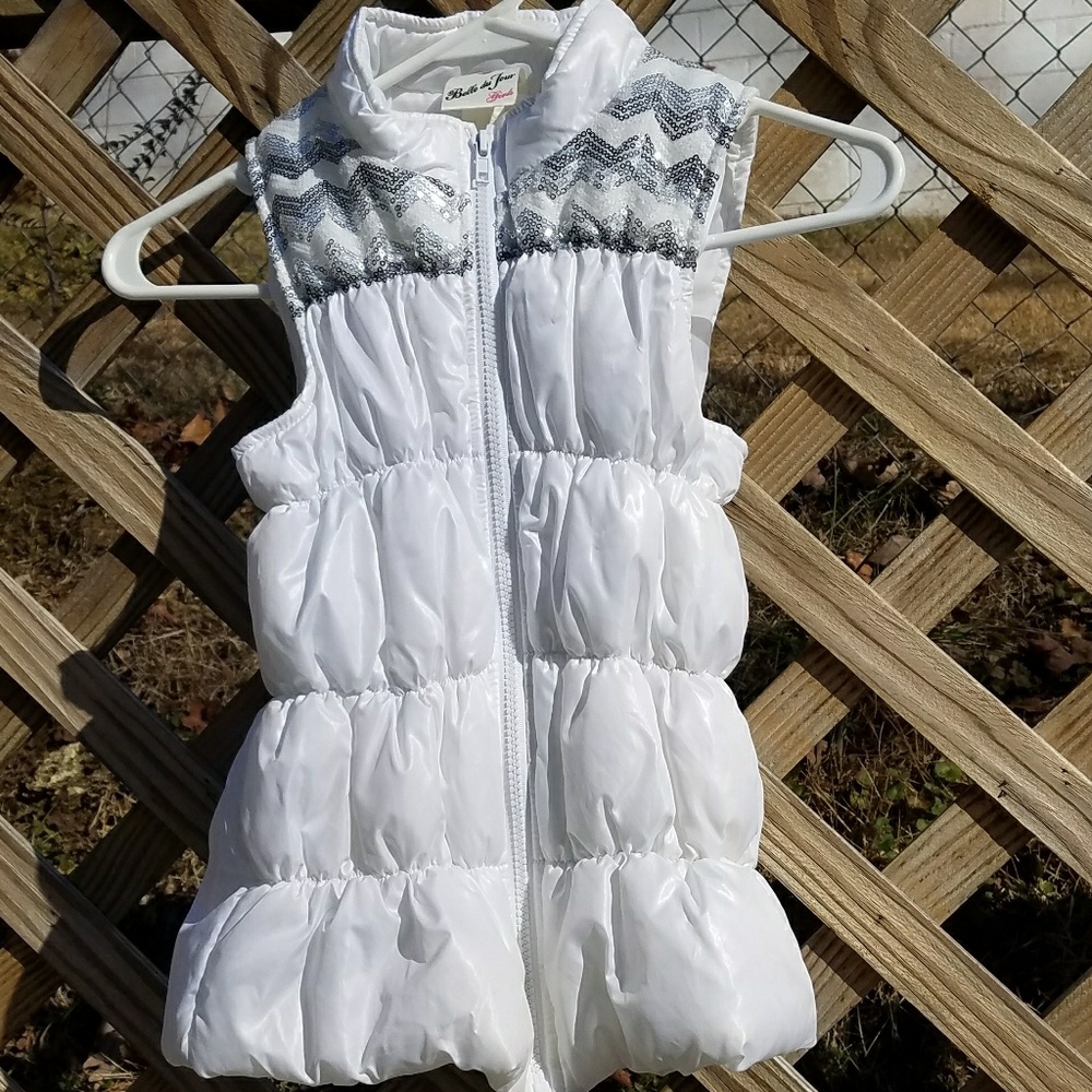 Belle Du Jour Sequined Puffer Vest